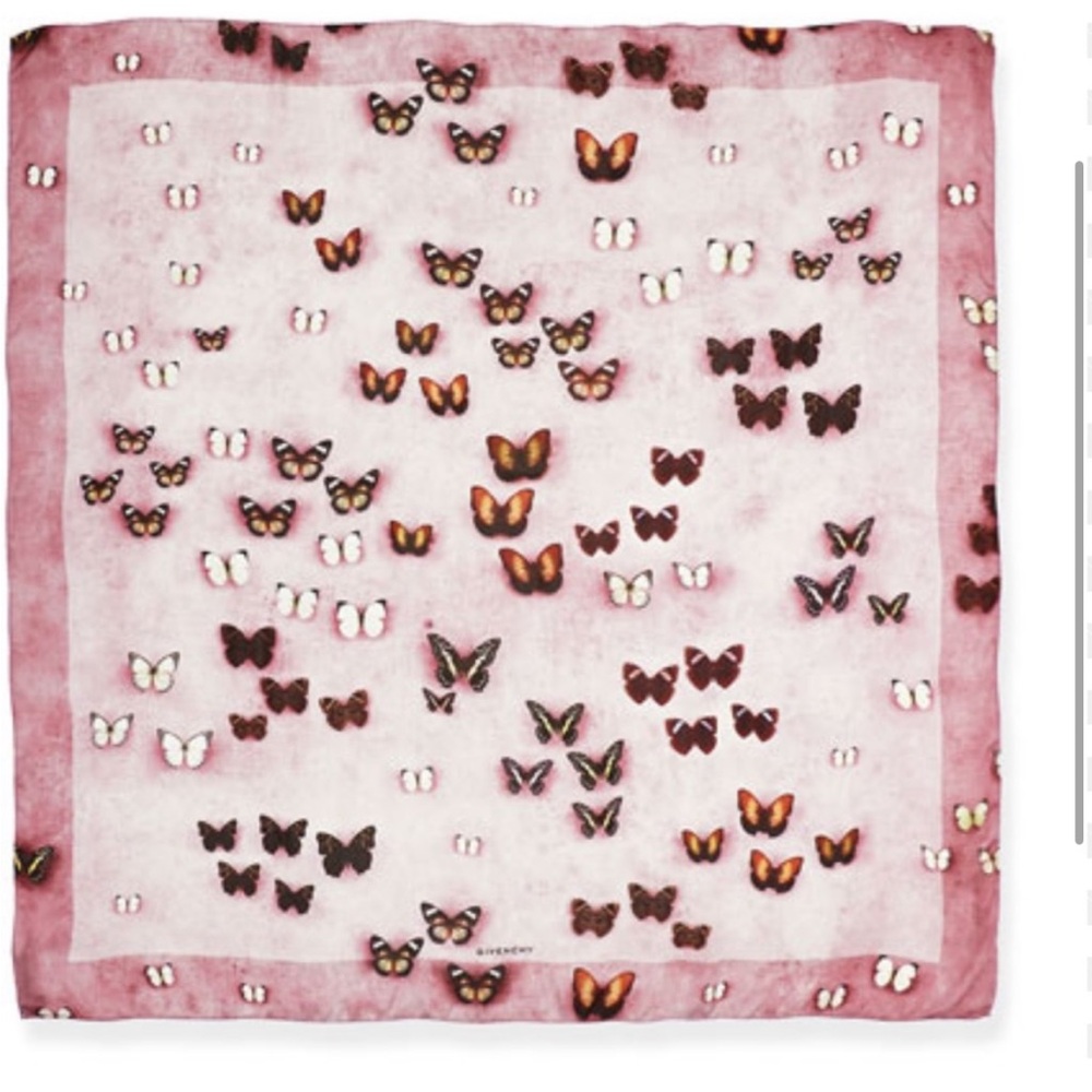 Givenchy Silk Butterfly Scarf